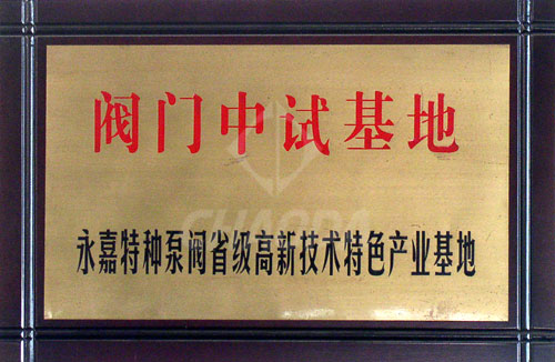 省級高新技術特色產(chǎn)業(yè)閥門中試基地